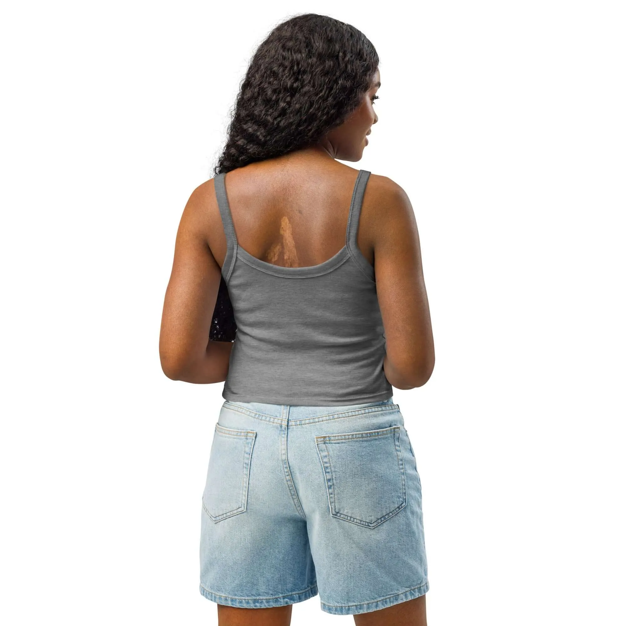 Women’s Micro-Rib Tank Top | Intergalactic Space Force Logo