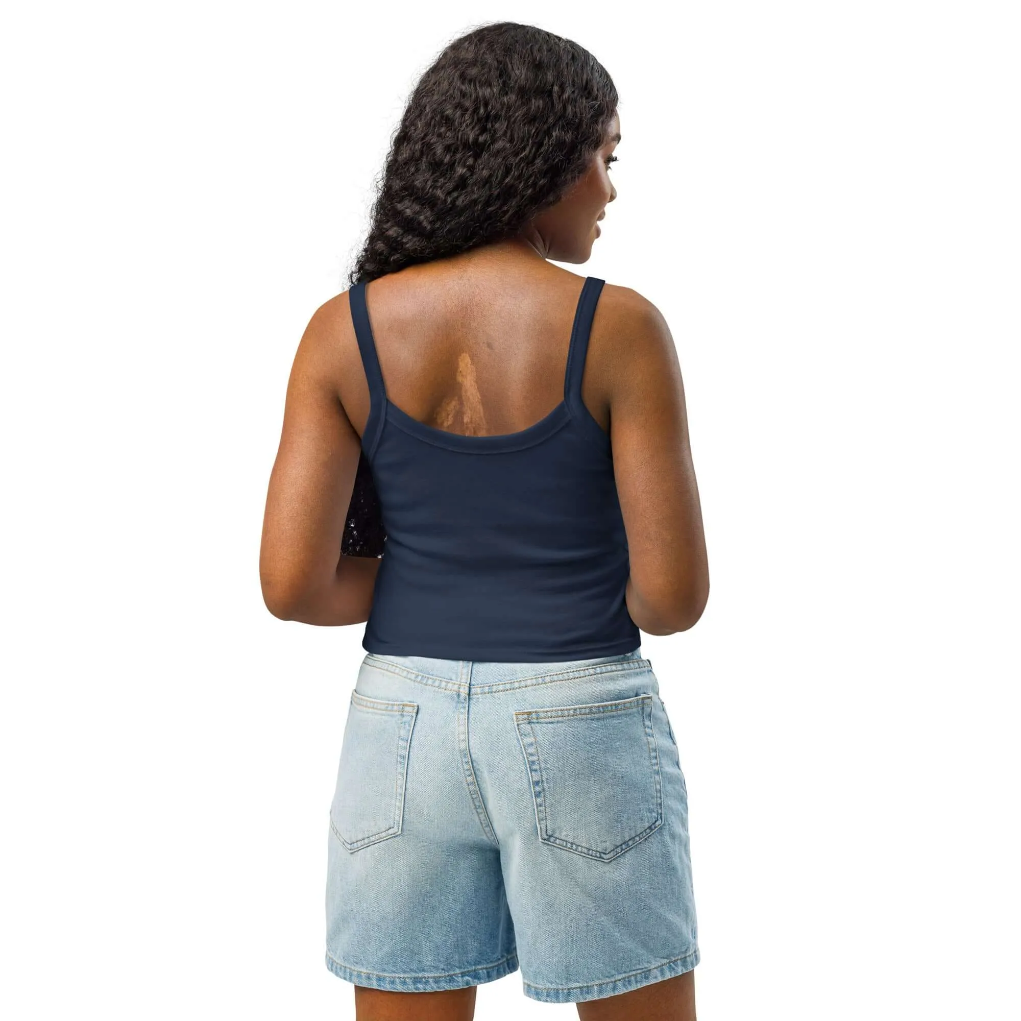 Women’s Micro-Rib Tank Top | Intergalactic Space Force Logo