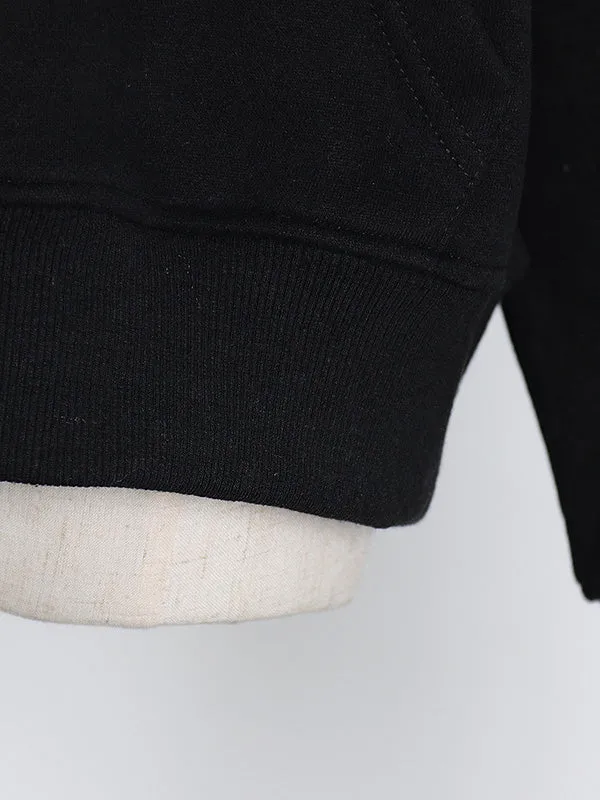 xakxx Casual Loose Solid Color Hoodies Top